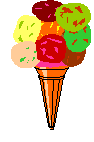 eat ice cream